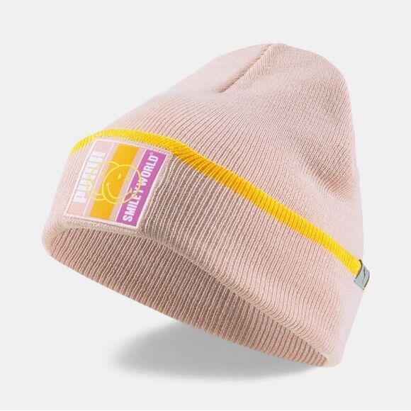 Puma Girls Pink Beanie Hat - Picture 1 of 8